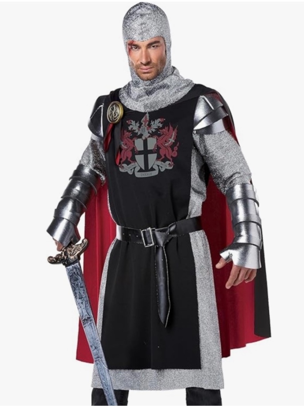California Costumes Medieval Knight Renaissance Ren Fair Men’s SZ S/M Halloween